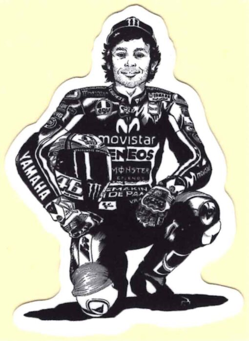 Valentino Rossi, Der Doktor, 46 Aufkleber