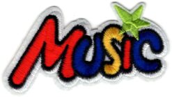 Musique Applique Fer Sur Patch