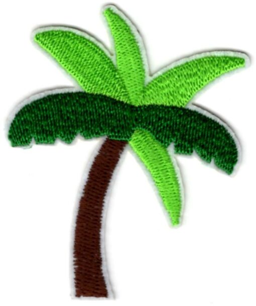 Palmboom stoffen opstrijk patch