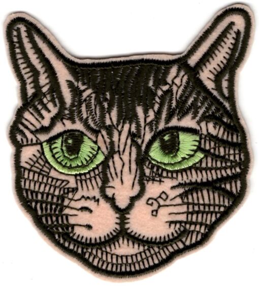 Poes Kat stoffen opstrijk patch