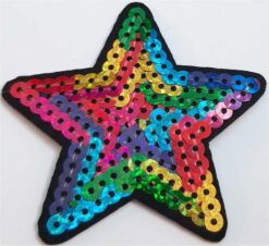 Rainbow Star Applique fer sur Patch