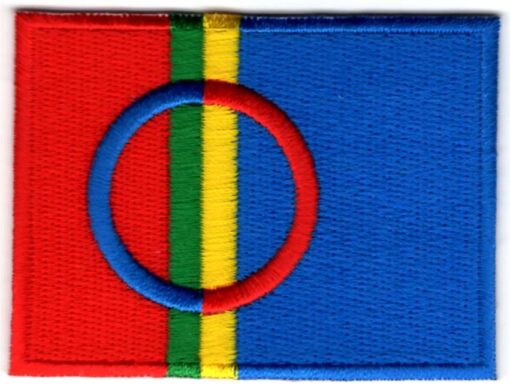 Patch thermocollant appliqué drapeau Laponie