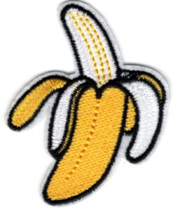 Banaan stoffen opstrijk patch