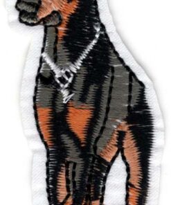 Applique de chien de berger sur patch