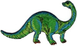 Diplodocus Dinosaurs stoffen opstrijk patch