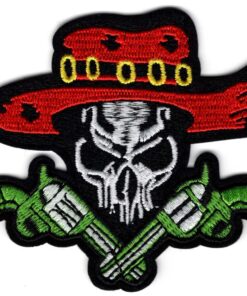 Cowboy Skull stoffen opstrijk patch