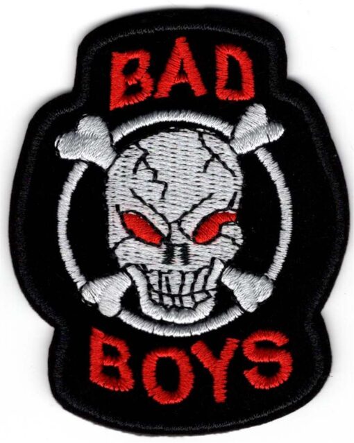 Bad Boys Totenkopf Applikation zum Aufbügeln