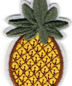 Ananas stoffen opstrijk patch