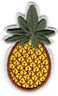 Ananas stoffen opstrijk patch