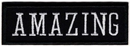 Amazing stoffen opstrijk patch