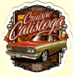 Cruisin Calistoga sticker