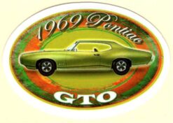 Autocollant Pontiac GTO 1969