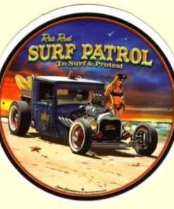 Aufkleber „Hot Rod Surf Patrol“.