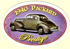 Packard Prestige-Aufkleber von 1940