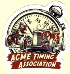 Autocollant Acme Timing Association