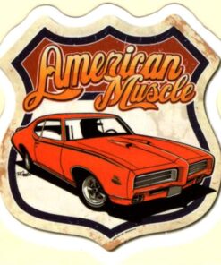 Amerikanischer Muscle-Car-Aufkleber