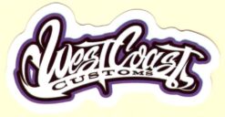West Coast Customs sticker