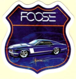 Sticker Foose Puce