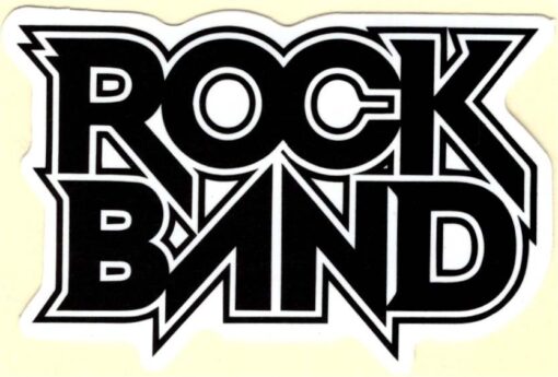 Rock Band sticker