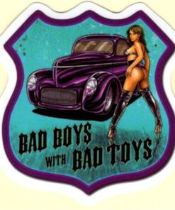 Sticker Bad Boys Pin Up Girl