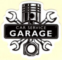 Car Service Garage sticker