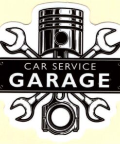 Autocollant de garage de service de voiture