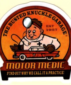 The Busted Knuckle Garage sticker