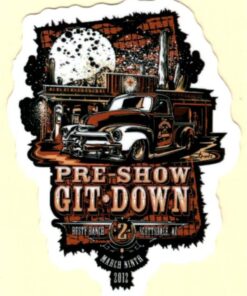 Git Down Hot Rod sticker