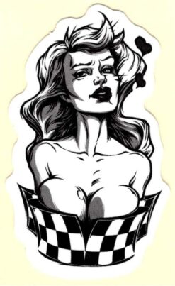 Pin Up Girl sticker