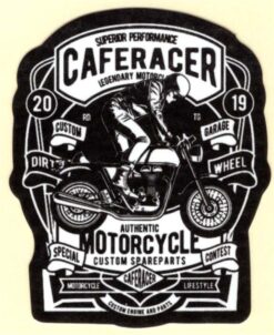 Sticker Cafe Racer Moto