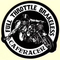 Full Throttle Cafe Racer sticker