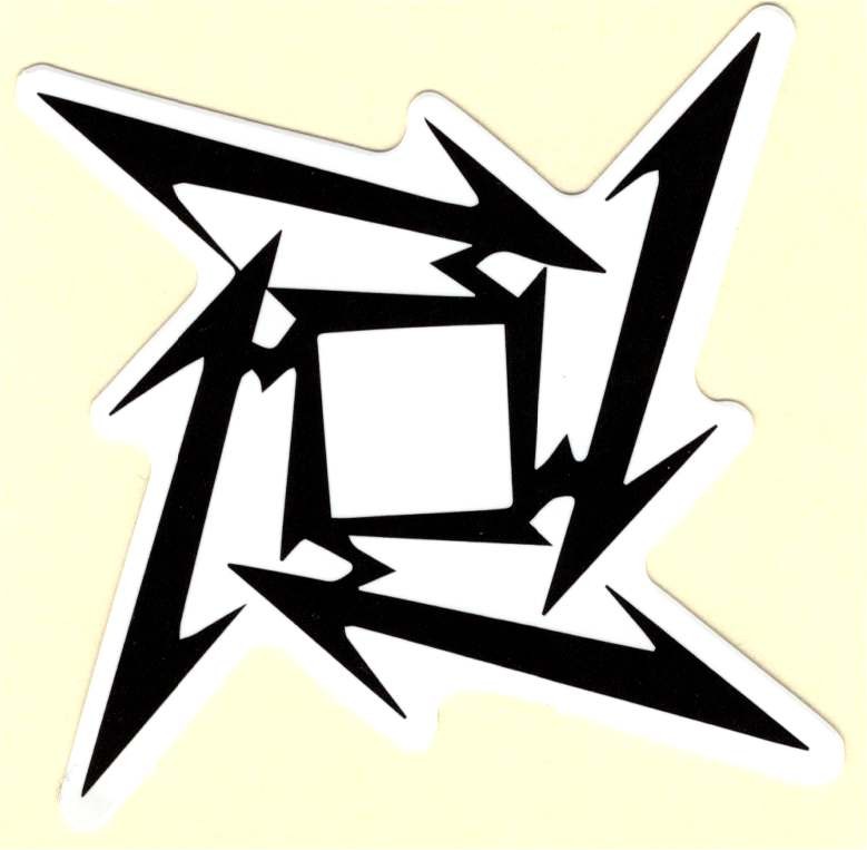 Metallischer Aufkleber