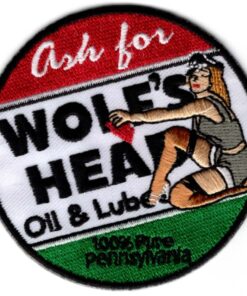 Wolf's Head Oil stoffen opstrijk patch