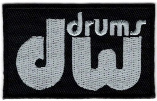DW Drums Applikation zum Aufbügeln