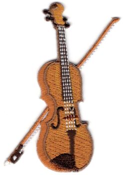 Patch thermocollant applique violon baroque