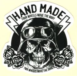 Hand Made Skull sticker