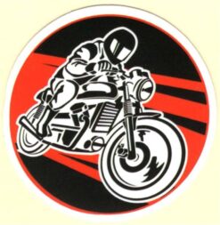 Sticker Cafe Racer Moto
