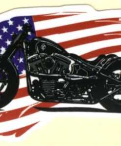 USA Motorcycles sticker