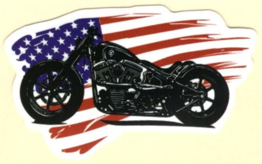 USA Motorcycles sticker