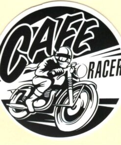 Cafe Racer Motorradaufkleber