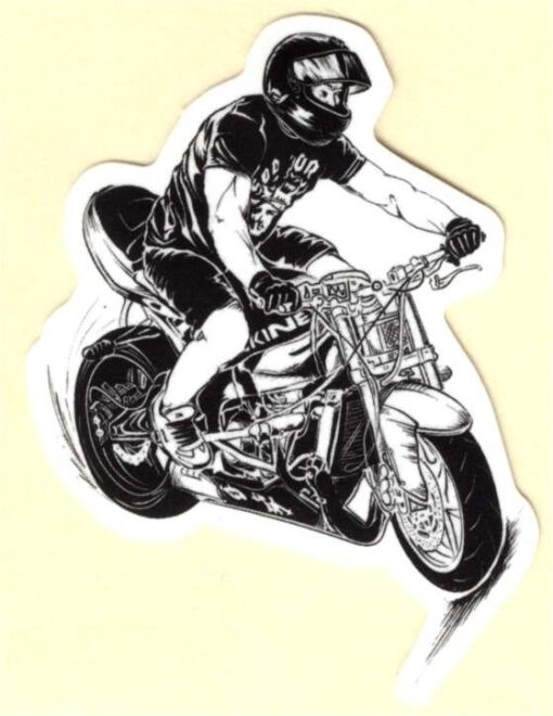 Motorcycles sticker