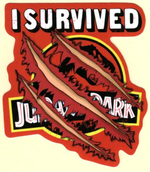 I Survived Jurassic Park sticker