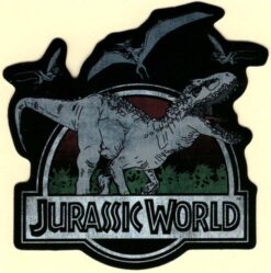 Aufkleber „Jurassic World“.