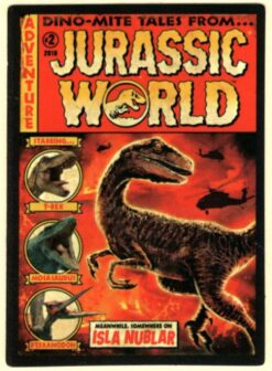 Aufkleber „Jurassic World“.