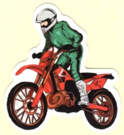 Motorcycles sticker