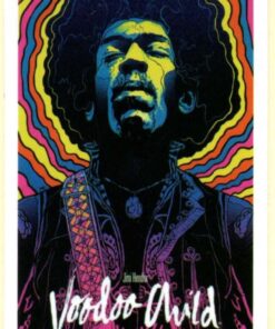 Jimi Hendrix Voodoo-Kind-Aufkleber