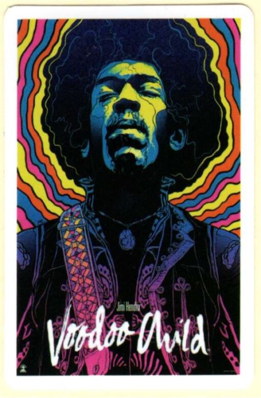 Sticker enfant vaudou Jimi Hendrix