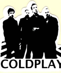 Coldplay-Aufkleber