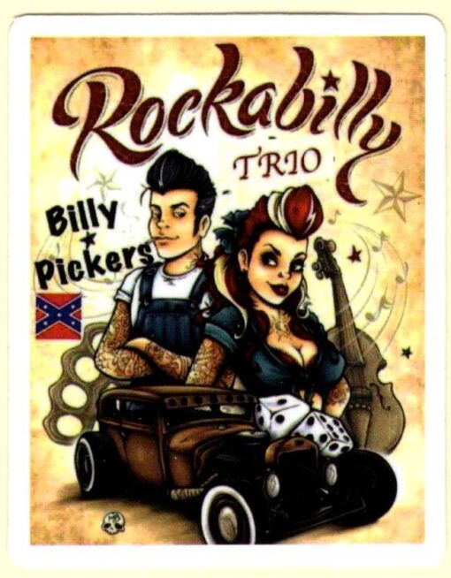 Rockabilly Rebel sticker
