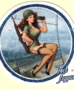 Sticker Pin Up Girl